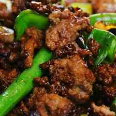 Savor the delightful fusion of flavors with Ginger Beef Dry, featuring tender beef, aromatic ginger, and a harmonious blend of spices for a mouthwatering and satisfying culinary adventure