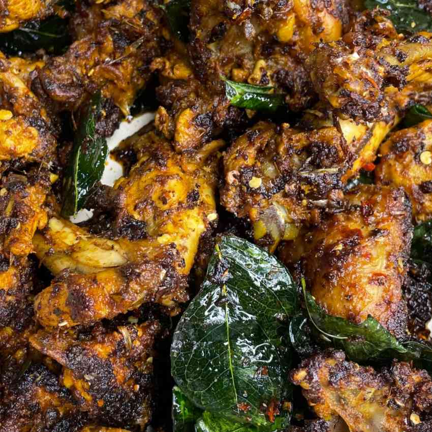 Savor the authentic flavors of Pallipalayam Chicken Dry, featuring tender chicken pieces, roasted spices, and a unique South Indian blend for a delightful and aromatic culinary experience
